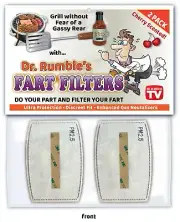 Grill BBQ FART FILTER - Sauce Smoker Gag Husband Birthday Gift CHERRY AIR PM2.5