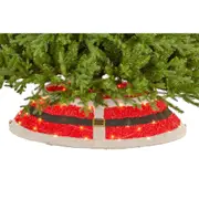 Red LED Tree Skirt 85cm