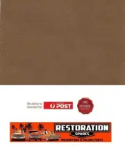 HOLDEN HK BROUGHAM SEDAN ROOF LINING SADDLE perforated (8D)