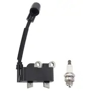 291337001 Ignition Coil for RY251PH RY252CS RY253SS RY254BC 25Cc 25.4Cc String Trimmer + Spark Plug Black
