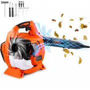 VEVOR Gas Leaf Blower, 26CC 2-Cycle Handheld Leaf Blower with A Fuel Tank, 2-in-1Gas-powered Blower 425CFM Air Volume 156MPH Speed, Ideal for Lawn Car