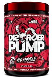 Faction Labs Disorder Pump – Caffeine-Free Pre-Workout for Insane Muscle Pumps