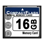 Professional 16GB Compact Flash Memory Card(White&Blue) White Blue