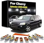 14Pcs LED Interior Map Dome Light Kit, For Chevrolet Chevy Uplander 2005 2006 2007 2008 2009 Indoor Car Led Bulbs