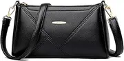 [NICOLE & DORIS] Women Handbags Crossbody Bag Ladies Shoulder Bag PU Leather Satchel Bags Small Diagonal Bag Underarm Bag Phone Bags Messenger Bag with Two Strap