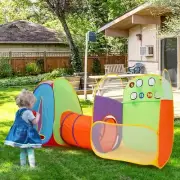 Alvantor Kids Tent Kids Play Tent 3-in-1 Tunnel Ball Pit Children Playhouse