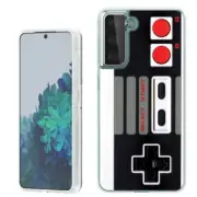 (Retro Controller)Rugged TPU phone case cover(Clear)for Samsung Galaxy S21+ Plus
