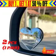 Heart Shaped Blind Spot Mirrors for Cars – Convex Rearview Mirror for Safety