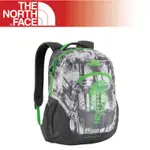 【THE NORTH FACE 31L 15吋電腦背包《墨灰印花/氪綠》】CHJ2/出國/旅遊/休閒/悠遊山水