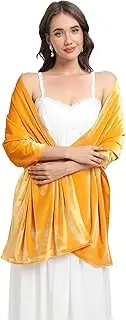 Fttyeiby Velvet Shawls and Wraps for Evening Dresses Pashmina Wraps for Women Wedding Accessories