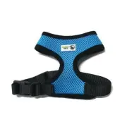 Soft Air Mesh Padded Pet Harness Adjustable Small Light Blue for Dogs and Cats