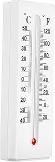 Homoyoyo Room Thermometer Indoor Indoor Thermometer Wall Mount Key Holder Key Hiders outside Plastic