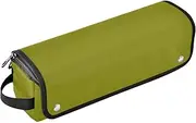 [sanluoli] Hair Tool Travel Bag with Iron Mat Portable Travel Carrying Case Olive Solid Color Pure Plain Green Travel Essentials for Women