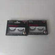 2 Packs Ardell Fashion Lashes False Eyelashes Pair Wispies Black