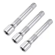 3pcs 1/2 Inch (F) to 1/2 Inch (M) 5'' Drive Ratchet Socket Adapter Extension Bar