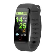 IT109 0.96" TFT Touch Screen IP67 Waterproof Smart Watch Heart Rate Sleeping Monitor Fitnesss Exercise Sports Bracelet BLACK COLOR