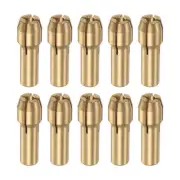 10pcs 1.8mm Brass Drill Chucks Collet Bit Sets for Rotary Tools, 4.3mm Shank