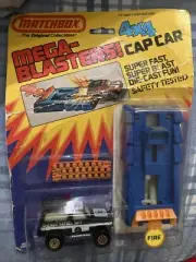 Vintage Matchbox Mega-Blasters Cap Car (new)