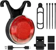 Rear Bike Light - Smart Brake Sensor Bike Lights,5 Lighting Modes, Rechargeable Bright Waterproof Taillight for Urban Commuting