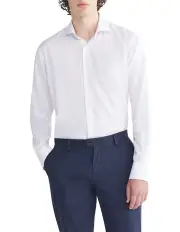 [Van Heusen] Tailored Long Sleeve Shirt in White