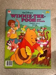 Whitman Winnie the Pooh And Friends 1980 Paper Doll Book UnCut