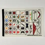 LEGO STICKER SHEET 41597 Go Brick Me BrickHeadz Decals Stickers