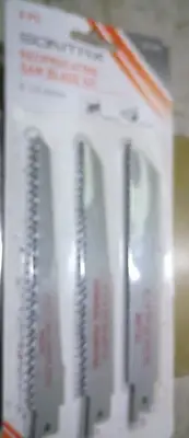9pc. SAONTAX Bi-metal Assorted Reciprocating Saw Blade Set New