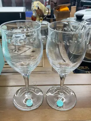新 Tiffany水晶紅酒杯高腳杯2只裝禮盒全新