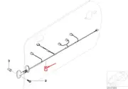 MINI COOPER R50, R53 Front Right Door CableHarness 61126975072 NEW GENUINE