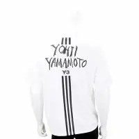 在飛比找Yahoo奇摩購物中心優惠-Y-3 Yohji Yamamoto 背後字母塗鴉白色T恤(