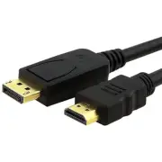 O-Astrotek DisplayPort DP to HDMI Adapter Converter Cable 1m - Male to Male 1...
