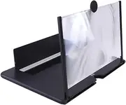 HOOTNEE 3D Video Phone Screen Magnifier Universal Bracket Phone Stand Reading Aid Boys and Girls' Game Enhancer Random Color