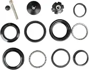 BQPOLING 1-1/8" Heavy Duty Headset Top Cap Bearings, 34mm / 44mm Diameter Threadless Stem Tapered Sealed BMX Bearing Nuts for Mountain MTB Bike (34MM)