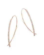 Bloomingdale's Fine Collection Micro-Pave Diamond Threader Earrings in 14K Rose Gold, 0.50 ct. t. w.