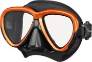 Tusa Intega Mask Scuba Diving, FreeDiving, Snorkeling Energy Orange Black M-2004