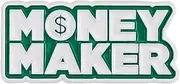 Money Maker $ Pin Badge, One Size, Metal