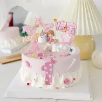 在飛比找ETMall東森購物網優惠-烘焙蛋糕裝飾擺件夢幻獨角獸女孩騎馬女孩仙女女生生日蛋糕插件