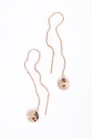 Double Beat Thread Earrings--NAJ-E5573