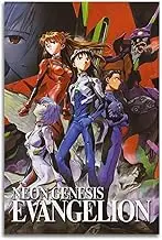 Neon Genesis Evangelion Poster Room Aesthetic Poster Canvas Painting Wall Art Picture Home Decor Print For Bedroom Living Room Dorm Study Bar Office 12x18inch(30x45cm)