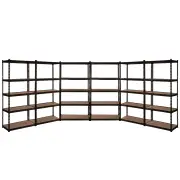 6X1.5M Garage Shelving Warehouse Rack Storage Shelves Pallet Racking