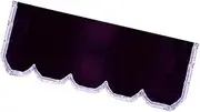 Kisangel Light Luxury Piano Cover with Tassel Edge for Key Upright Piano Elegant Semi Cover Design Modern Minimalist Style for and Home Use