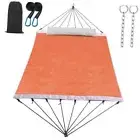 14ft Two Person Outdoor Hammock, Portable Camping with Folding Steel Sunset