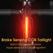 100LM Bike Rear Light USB Rechargeable Super Bright Led Red Cycling Taillight