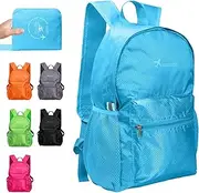 Lightweight Foldable Backpack Small Waterproof Hiking Rucksack Durable Packable Backpacks for Women Men Outdoor Hiking Biking Travelling Walking Camping