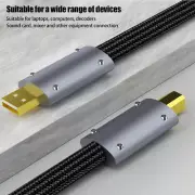 24K Gold Plated USB2.0 Plug Type A Type B Connector for HiFi Audio USB Cable NEW