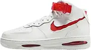 [Nike] Mens Air Force 1 Mid Evo Running, SUMMIT WHITE/UNIVERSITY RED-SUMMIT WHITE, 7 UK (8 US)