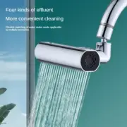 Waterfall Kitchen Faucet Extension Adapter – 720° Swivel, 4 Mode Sprayer Tap