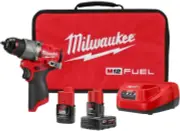 Milwaukee 1/2" Drill Driver Kit Electric Tool M12 Fuel