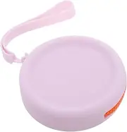 [SAFIGLE] Multi-use Round Silicone Wallet Headset Bag Earphone Case Small Storage Pouch for Travel