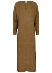 BY Malene Birger Estel Printed Maxi Dress - Camel - 36 (UK 10 / S) 36 (UK 10 / S)